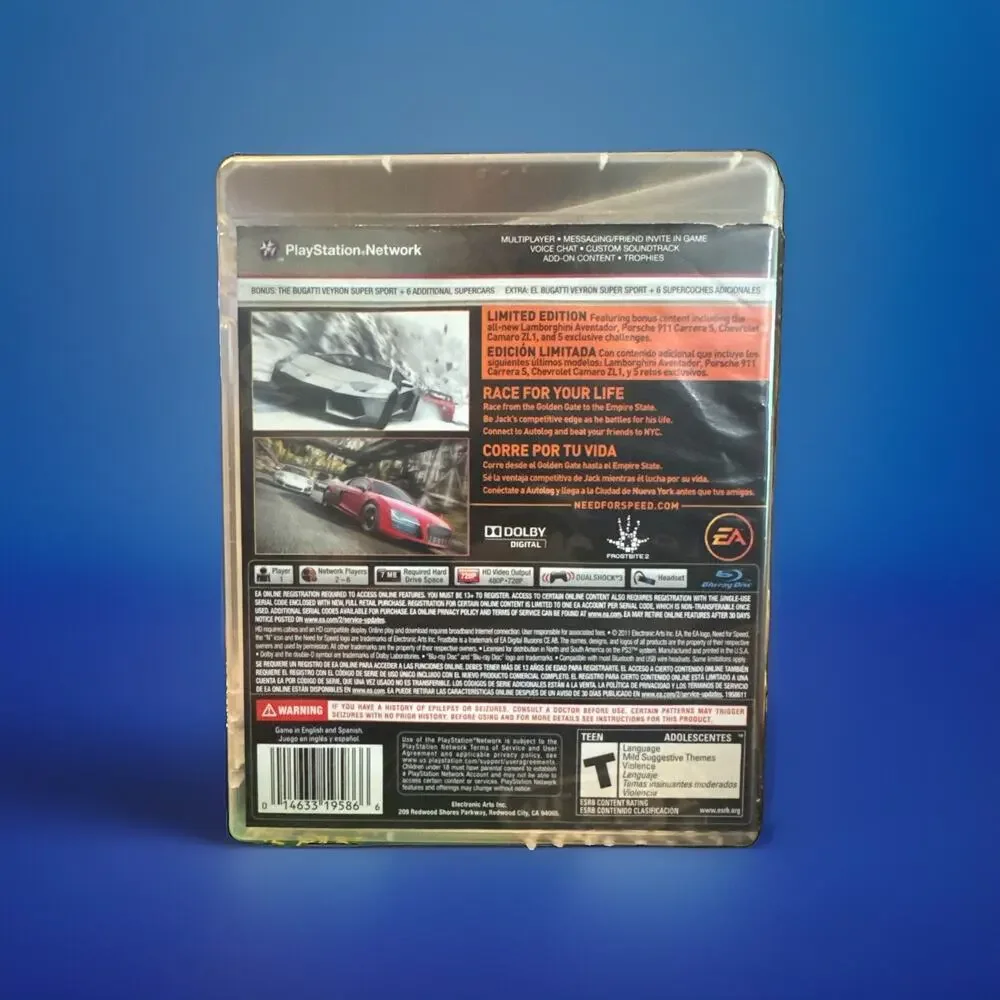 Need for Speed The Run PlayStation 3 - Pre-Owned - Slight Damage To Cover CIB